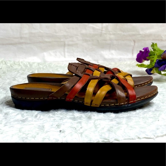 Clarks Artesian Active Air leather sandals size 7M - Picture 2 of 9